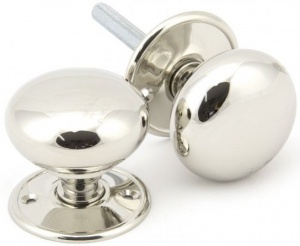 57mm Mushroom Mortice/Rim Door Knob Set